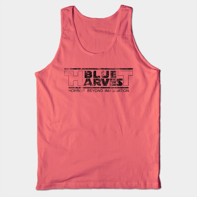 Blue Harvest - distressed (black) Tank Top by Joada